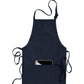 Unisex 3-Pocket Bib Apron - 9002 - Navy