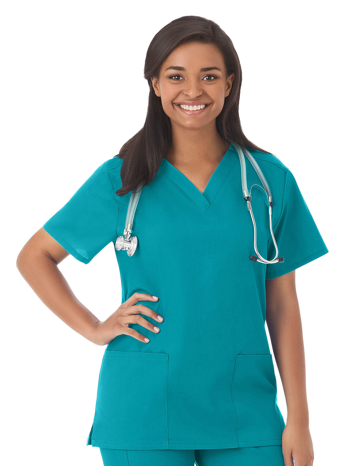 Women's 2-Pocket Top - 14700 - Teal