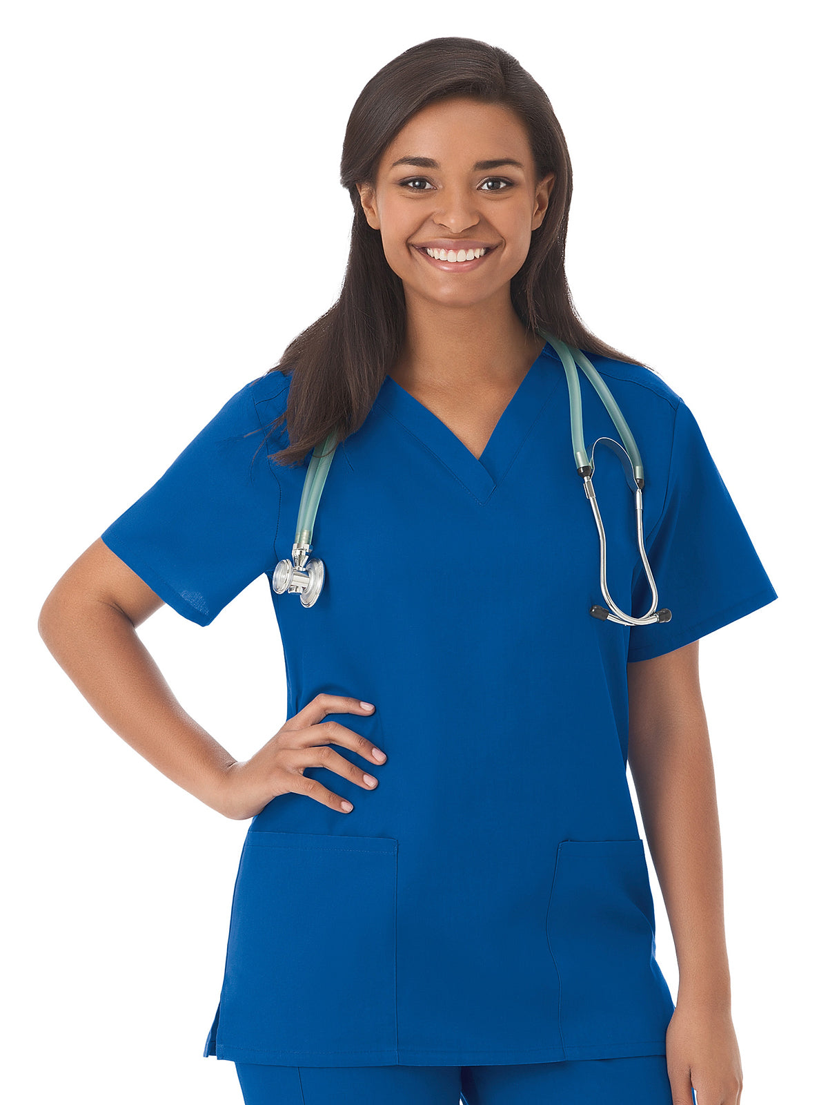 Women's 2-Pocket Top - 14700 - Royal Blue