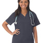 Women's 2-Pocket Top - 14700 - Charcoal