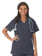 Women's 2-Pocket Top - 14700 - Charcoal