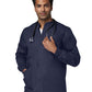 Unisex 4-Pocket Snap Front Jacket - 14780 - Navy