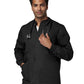 Unisex 4-Pocket Snap Front Jacket - 14780 - Black