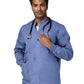 Unisex 4-Pocket Snap Front Jacket - 14780 - Ceil Blue