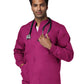 Unisex 4-Pocket Snap Front Jacket - 14780 - Plumberry/Wine