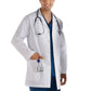 Men's 3-Pocket 34" Mid-Length Lab Coat - 15007 - White