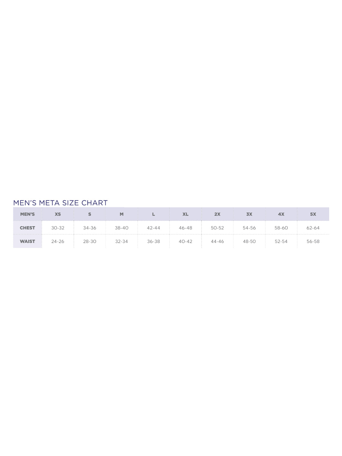SIZECHART