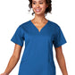 Women's 2-Pocket Ventral V-Neck Top - 15200 - Royal Blue
