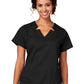 Women's 2-Pocket Notch Top - 15201 - Black