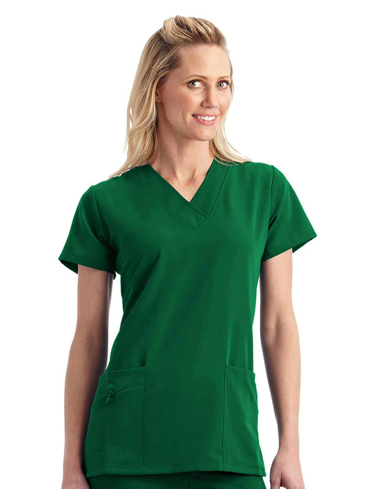 Women's 2-Pocket Top - 2206 - Spruce/Hunter