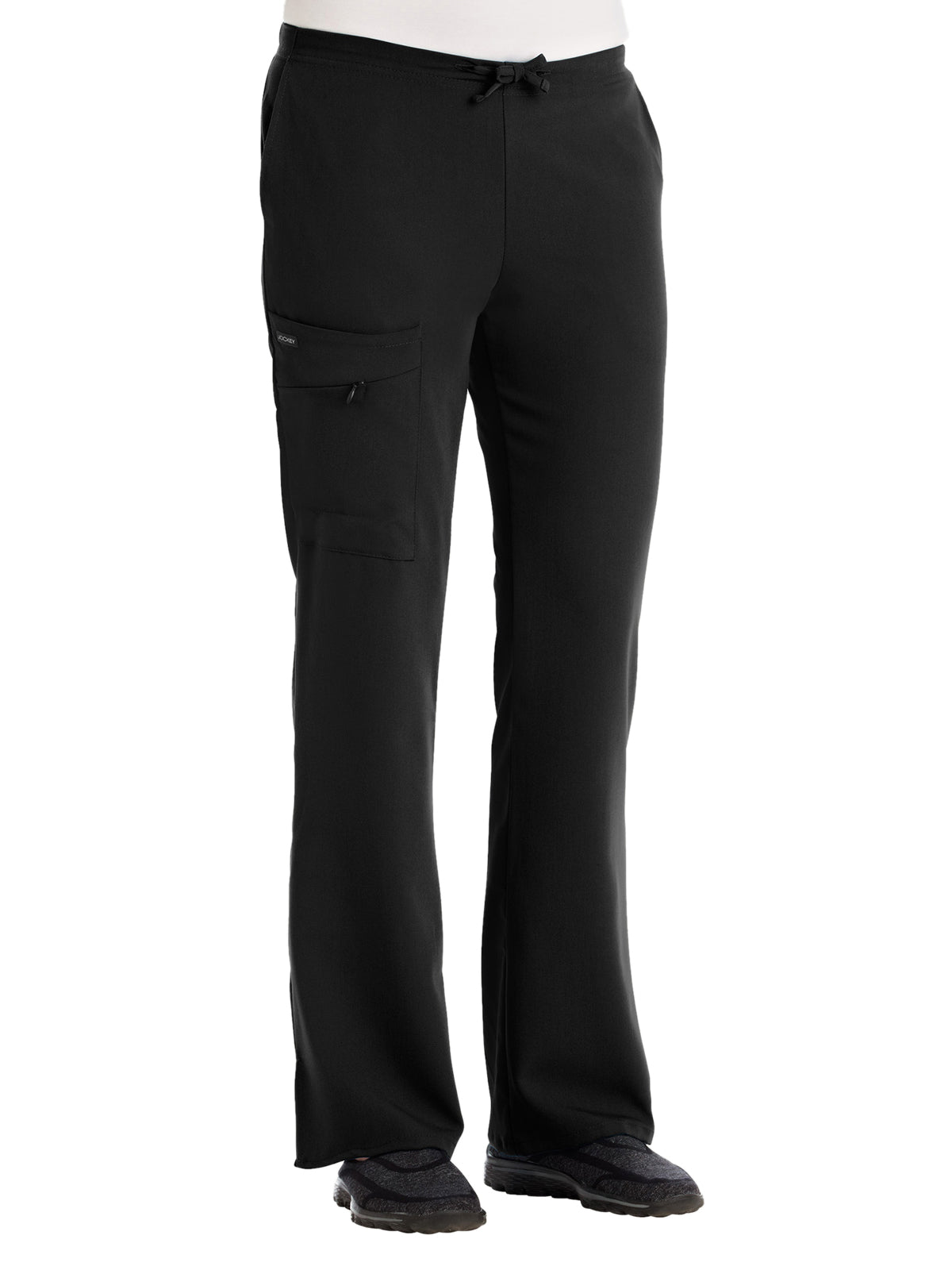 Women's 2-Pocket Elastic Waist Pant - 2249 - Black