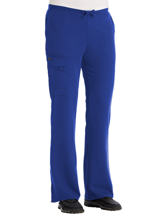 Women's 2-Pocket Elastic Waist Pant - 2249 - Galaxy Blue