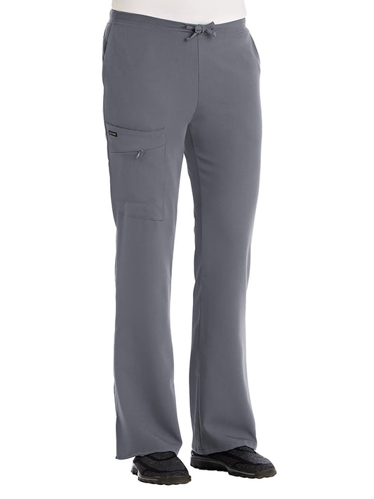 Women's 2-Pocket Elastic Waist Pant - 2249 - Pewter