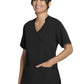 Women's 3-Pocket Petal Wrap Top - 2482 - Black
