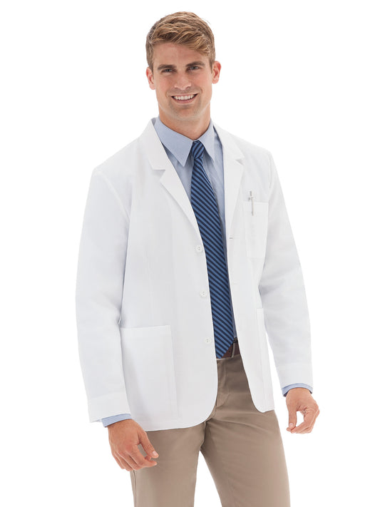Men's Seven-Pocket 30" Consultation Lab Coat - 739 - White