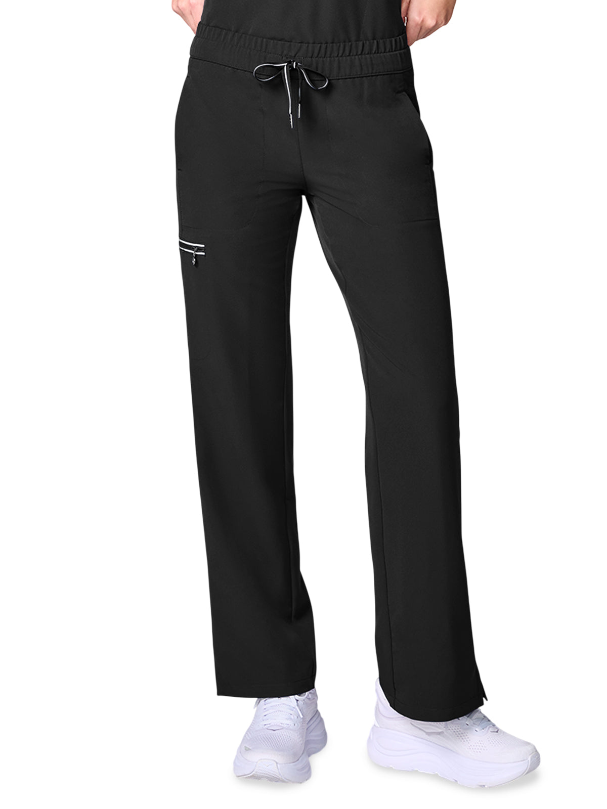 Women's 6-Pocket Drawstring Pant - 00013 - Black