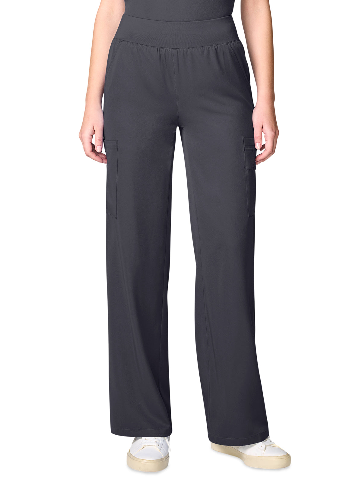 Women's 6-Pocket Wide Leg Pant - 00045 - Pewter