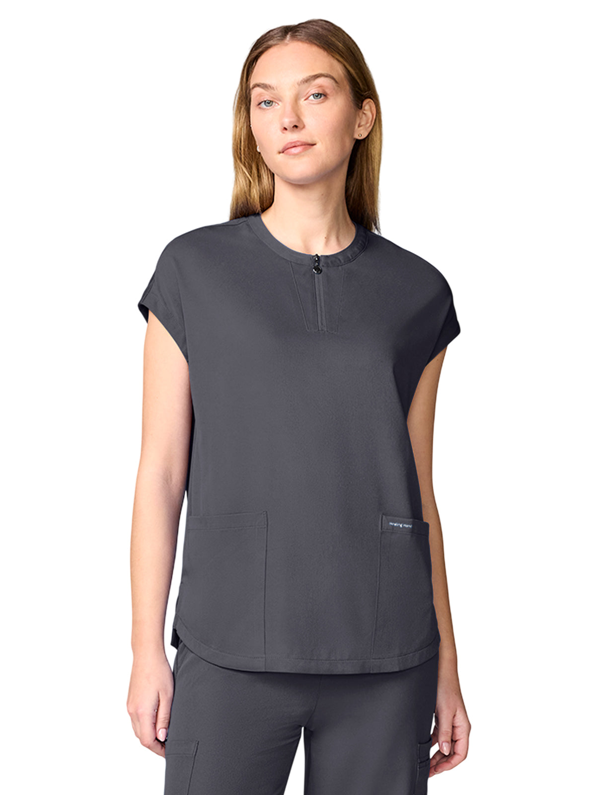 Women's 2-Pocket Dolman Tops - 00050 - Pewter