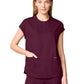 Women's 2-Pocket Dolman Tops - 00050 - Wine