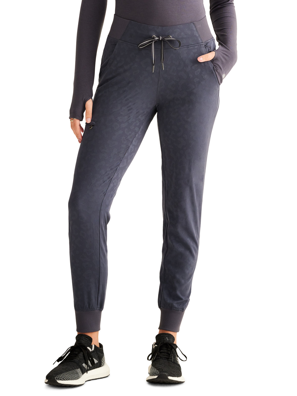 Women's 6-Pocket Trinity Camo Jogger Pant - 003 - Pewter