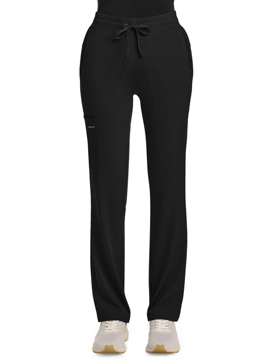 Women's 5-Pocket Straight Leg Pant - 053 - Black