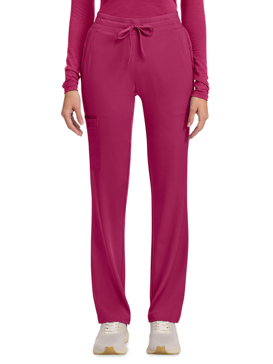Women's 5-Pocket Straight Leg Pant - 053 - Cherry Wine