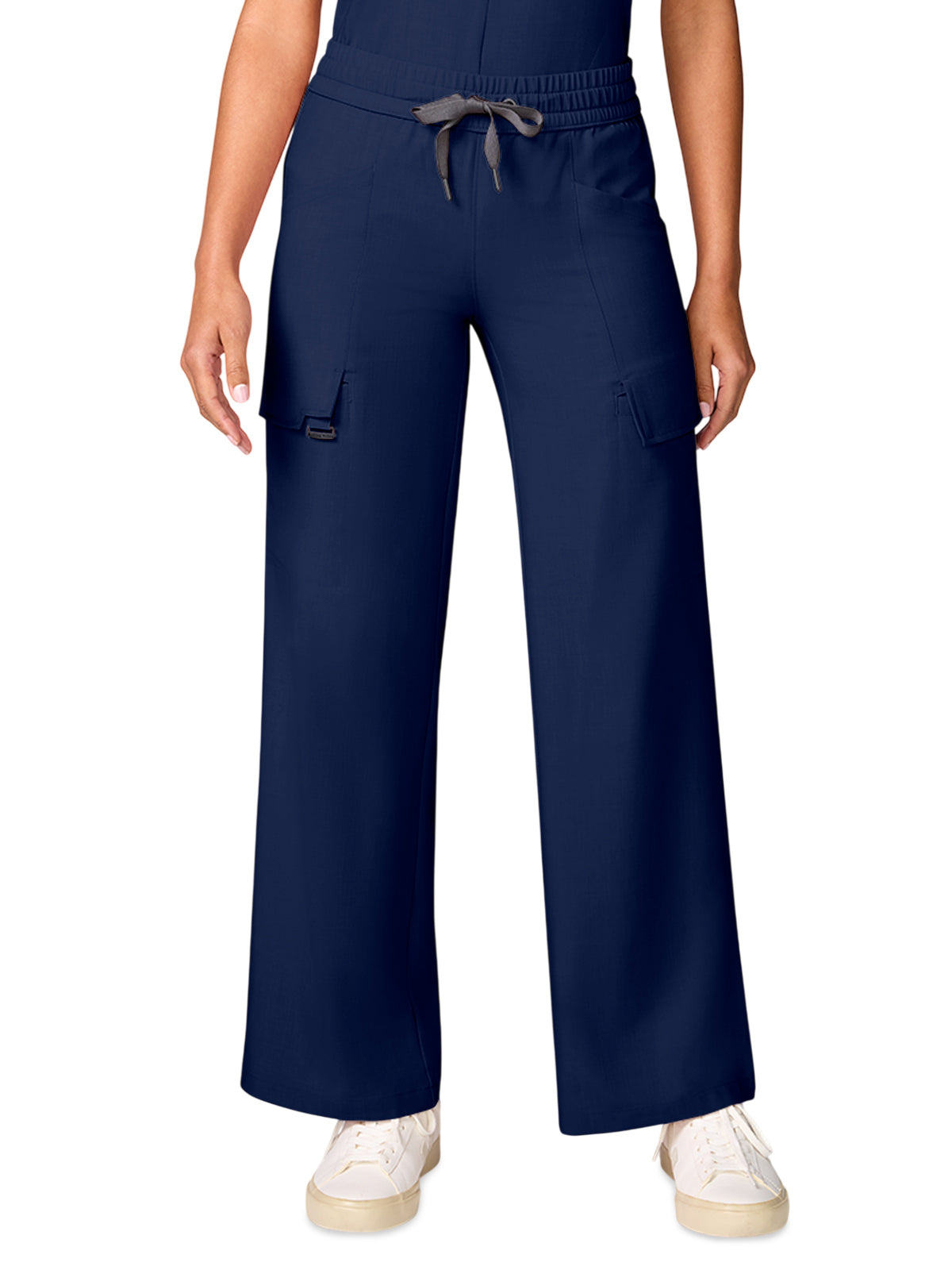 Women's 6-Pocket Drawstring Pants - 158 - Navy