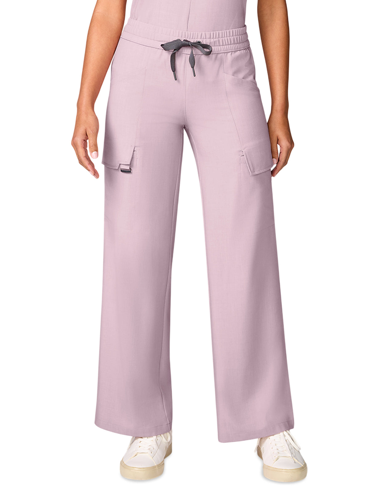 Women's 6-Pocket Drawstring Pants - 158 - Pink Pearl