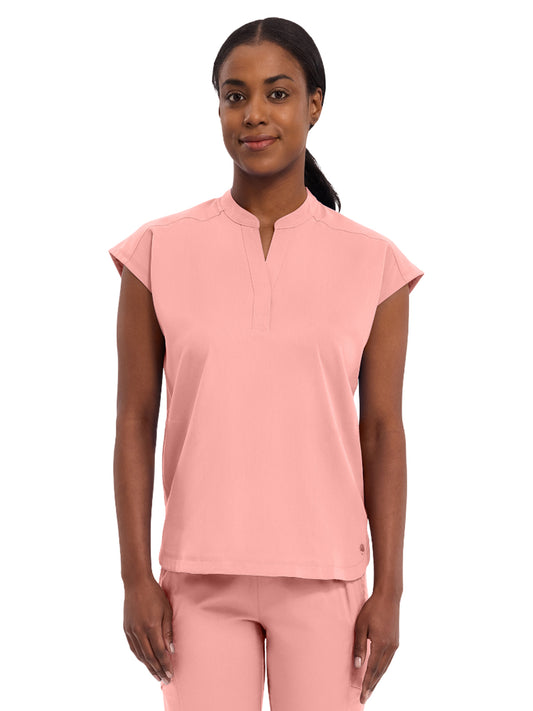Women's 2-Pocket Journey Relaxed Fit Top - 2152 - Blushing Peach