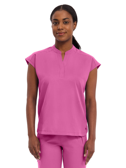 Women's 2-Pocket Journey Relaxed Fit Top - 2152 - Shocking Pink