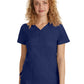 Women's 2-Pocket Jane Triple-Needle Stitching Top - 2167 - Navy