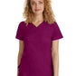 Women's 2-Pocket Jane Triple-Needle Stitching Top - 2167 - Wine