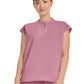 Women's 2-Pocket Sandy Mandarin Collar Top - 2286 - Precious Pink