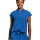 Women's 2-Pocket Sandy Mandarin Collar Top - 2286 - Royal