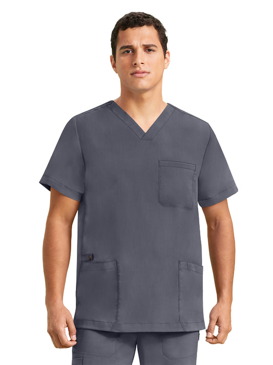 Men's 3-Pocket Jake Utility Snap Tab Top - 2331 - Pewter