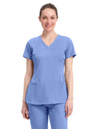 Women's 4-Pocket Monica V-Neck Top - 2500 - Ceil