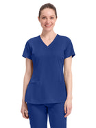 Women's 4-Pocket Monica V-Neck Top - 2500 - Galaxy Blue