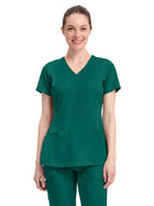 Women's 4-Pocket Monica V-Neck Top - 2500 - Hunter