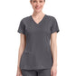 Women's 4-Pocket Monica V-Neck Top - 2500 - Pewter