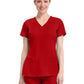 Women's 4-Pocket Monica V-Neck Top - 2500 - Red