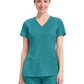 Women's 4-Pocket Monica V-Neck Top - 2500 - Teal