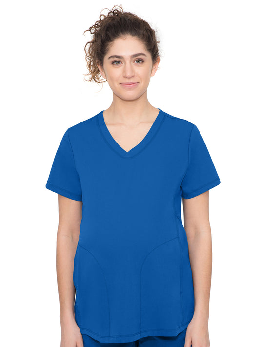 Women's 2-Pocket Mila Moisture Wicking Maternity Top - 2510 - Royal