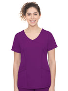 Women's 4-Pocket Madison Moisture Wicking Top - 2525 - Eggplant