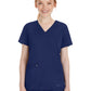 Women's 3-Pocket Mariah Rib V-Neck Top - 2530 - Navy