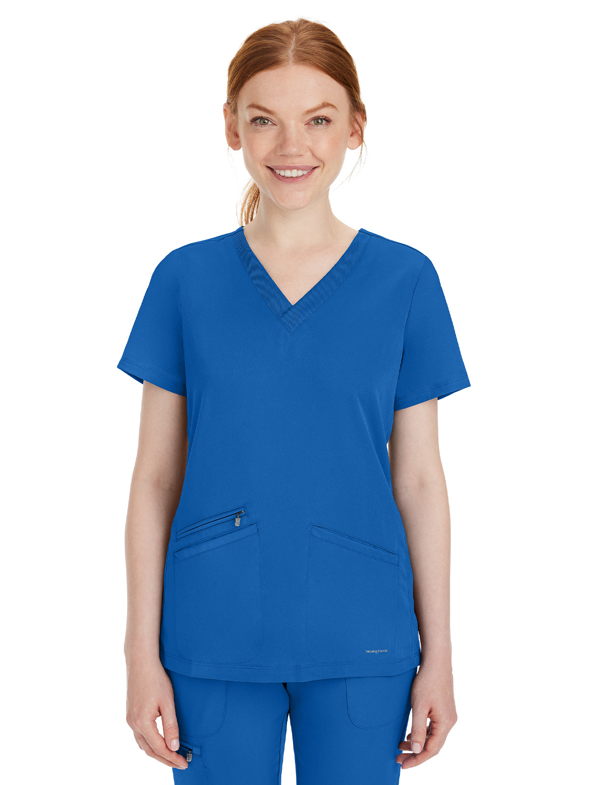 Women's 3-Pocket Mariah Rib V-Neck Top - 2530 - Royal