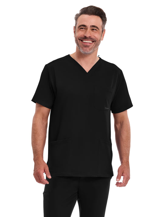 Men's 4-Pocket Mathew Moisture Wicking Top - 2590 - Black