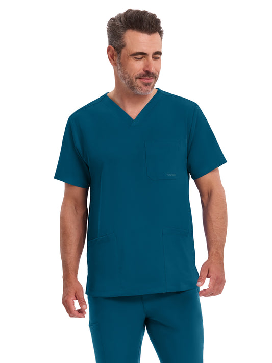 Men's 4-Pocket Mathew Moisture Wicking Top - 2590 - Caribbean