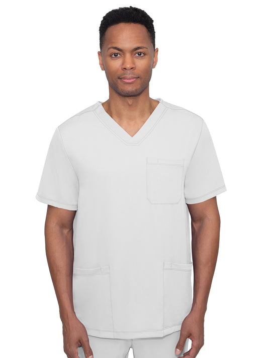 Men's 4-Pocket Mathew Moisture Wicking Top - 2590 - White