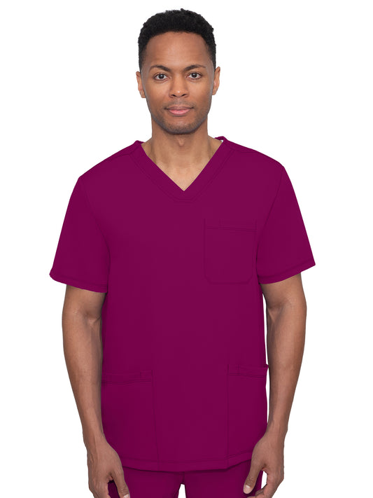 Men's 4-Pocket Mathew Moisture Wicking Top - 2590 - Wine
