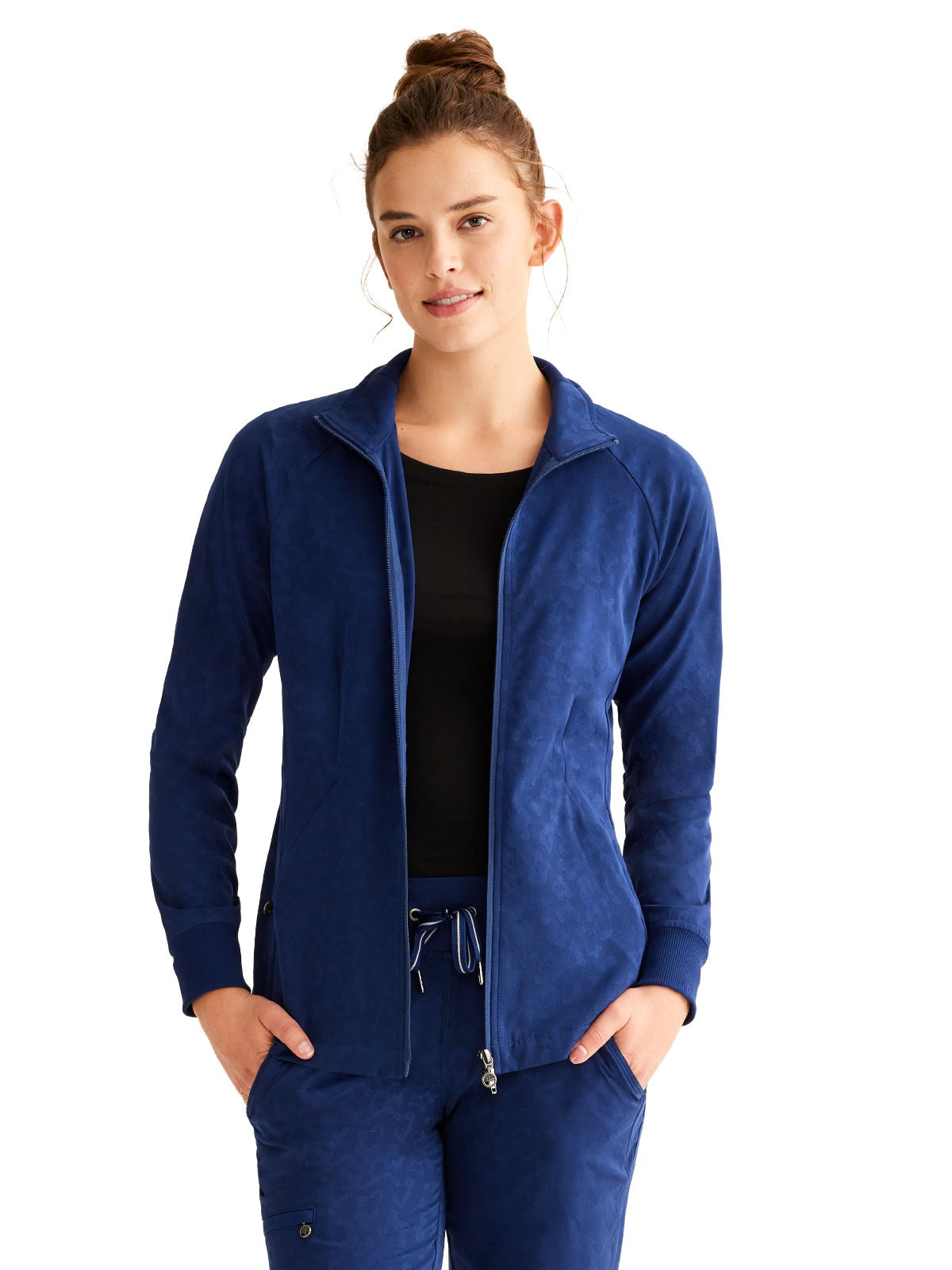 Women's 2-Pocket Devon Camo Jacket - 301 - Navy